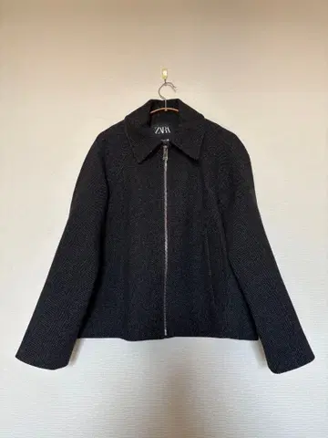 ZARA 울 자켓 다크 그레이