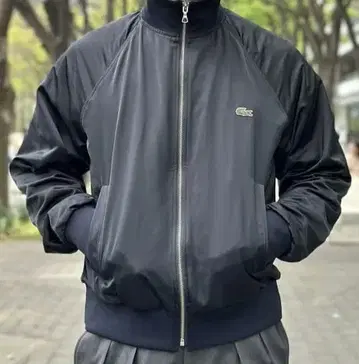 새상품 빔즈 별주 라코스테 새틴 자켓 S