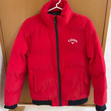 캘러웨이 빨간색 다운 자켓