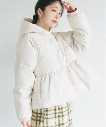 coca 개더 충전솜 아우터