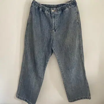 X-LARGE 허리밴딩 데님 팬츠