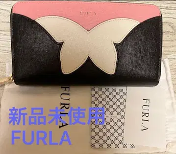 FURLA 미사용 새상품 버터플라이 나비 라운드 지퍼 장지갑