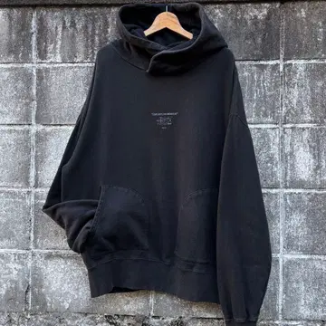 VIRGO  빅 사이즈 디자인 후디 후드티 블랙 3