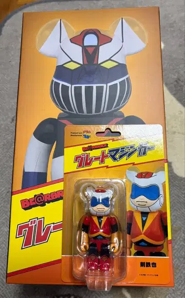 BE@RBRICK 그레이트 마징가 400% 켄 테츠야 100% 메디콤