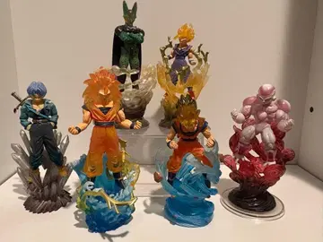 드래곤볼 피규어 이펙트 피규어 6체 세트 상태는 이미지 참조!