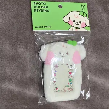 IVE MINIVE MININI 유진 트레이딩 카드 키링 강아지