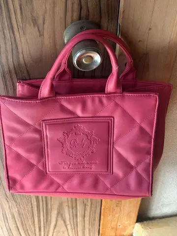 Rady 핑크 퀼팅 핸드백