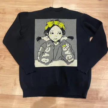 overprint 니트 스웨터