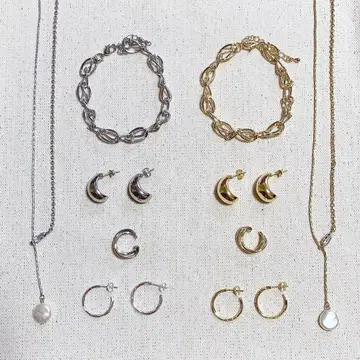 골드 액세서리 4점 세트