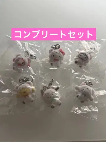 산리오 캐릭터 후와후와 스노우 메지루시 액세서리 컴플리트 세트