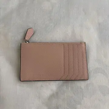 BONAVENTURA 미니 지퍼 지갑 보타라토 가죽 사쿠라 핑크