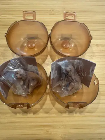 [ 새상품 ] 가챠가챠 웅크리기 인형 토이 푸들 2개