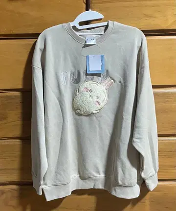 치이카와 시마무라 콜라보 사가 자수 토끼 트레이닝복 맨투맨