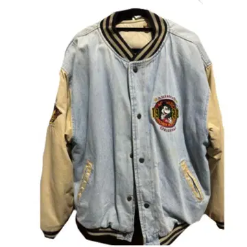 디즈니 바시티 자켓 빈티지