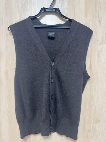 루트로와 Letroyes 니트 베스트 카카오 브라운 HENRI