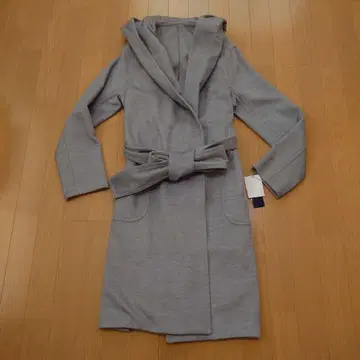 [ 미사용 택 포함 ] 후드 부착 롱 코트 M