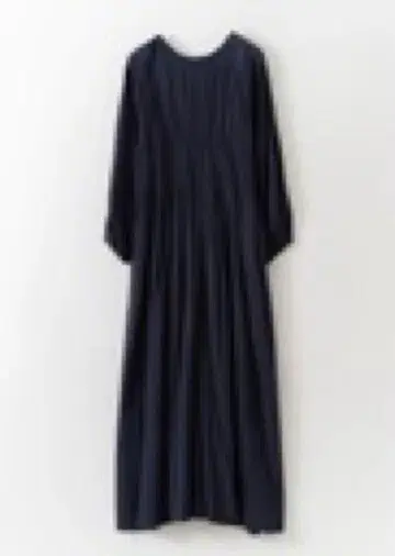 누키테파 웨이스트 셔링 드레스