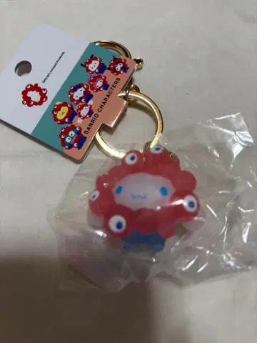 만박 산리오 미야쿠미야쿠 입체 마스코트 클리어 키링 [ 시나모롤 ]