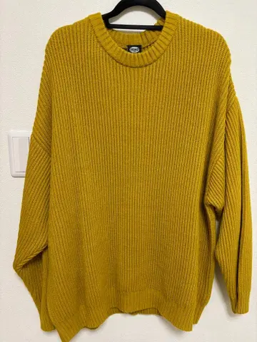 FREAK'S STORE 머스타드 니트 스웨터 L 사이즈