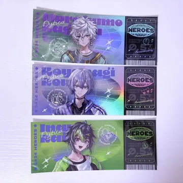 니지산지 HEROES Half Anniversary 홀로 티켓 3장 세트