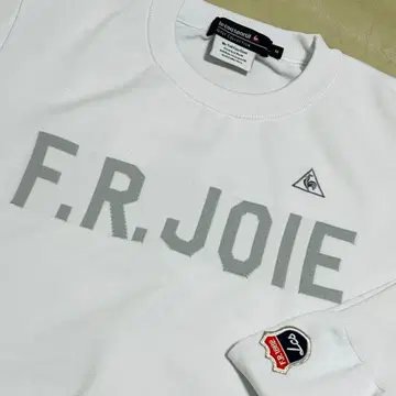 르꼬끄골프 크루넥 에어리 니트 스웨터 M 새상품급 화이트