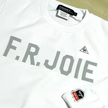 르꼬끄골프 크루넥 에어리 니트 스웨터 M 새상품급 화이트