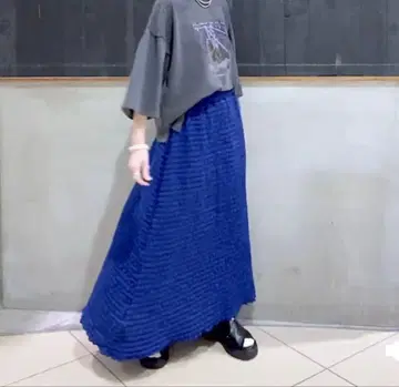 니코앤드 - 네이비 롱 스커트