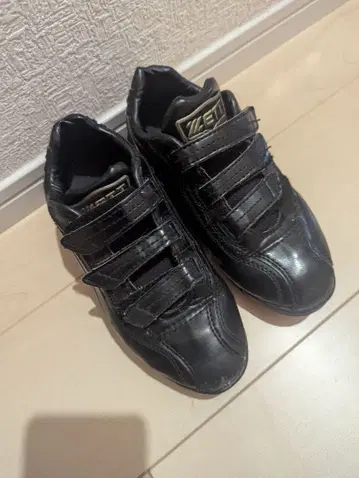 ZETT 21.0cm 블랙 스파이크 슈즈