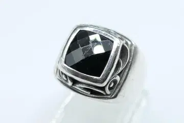 19호 아쿠아 포티스 블랙 지르코니아 반지 오닉스