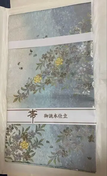 후쿠로 오비 벚꽃 나전