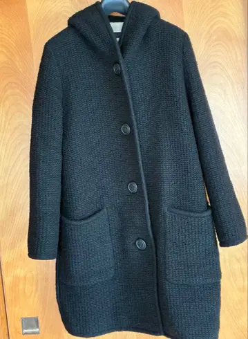 MOGA 모가 후디 코트 블랙 (주) 비기