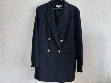 네이비 테일러드 자켓 XS H&M