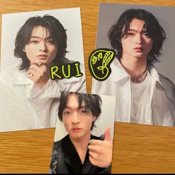 THE LAST PIECE 포토 카드 엽서 네임 스티커 RUI