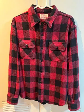 DELUXEWARE 플란넬 셔츠 레드