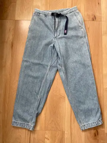 north Face Denim Wide Tapered Pants 30