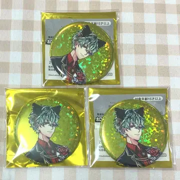 하나말 캔뱃지 아쿠네코 난자타운 악마 집사와 검은 고양이