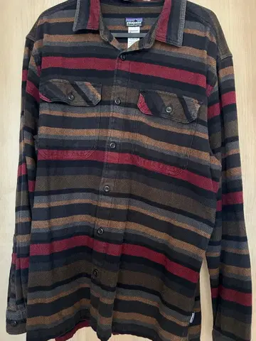 patagonia 스트라이프 패턴 긴팔 셔츠 M