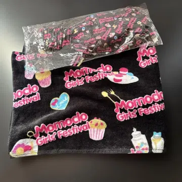 Momodo Girls' Festival 헤어밴드와 타월 세트