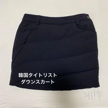 한국 Titleist 여성용 골프 스커트 블랙