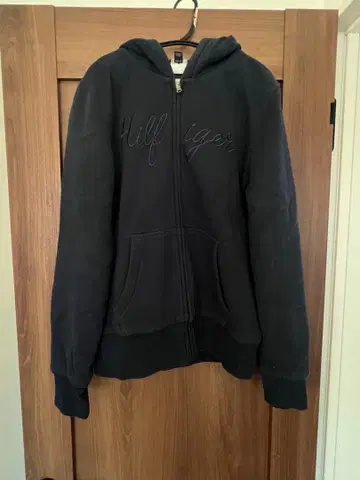 타미힐피거 Tommy Hilfiger 다크 블루 후드티 S