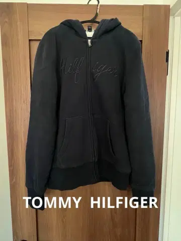 타미힐피거 TOMMY HILFIGER 다크 블루 후드티 S