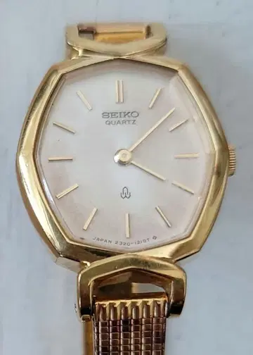 SEIKO 쿼츠 손목시계 골드