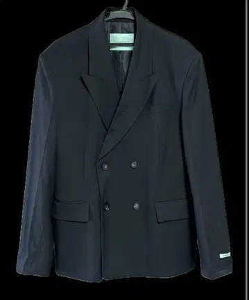 Instantfunk 블랙 더블 자켓