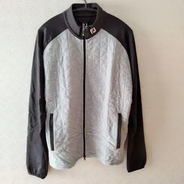 FJ 퀼팅 자켓 그레이/블랙 남성용 M 사이즈