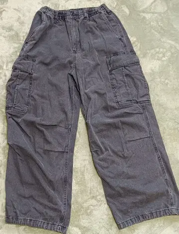GU 슈퍼 와이드 카고 팬츠 S 5점 일괄 판매