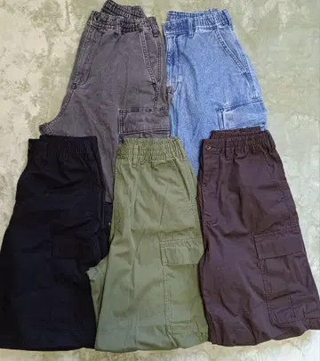 GU 슈퍼 와이드 카고 팬츠 S 5점 일괄 판매