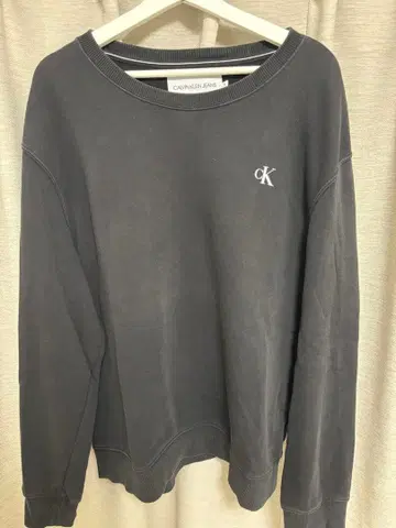 CALVIN KLEIN JEANS XL 블랙 맨투맨