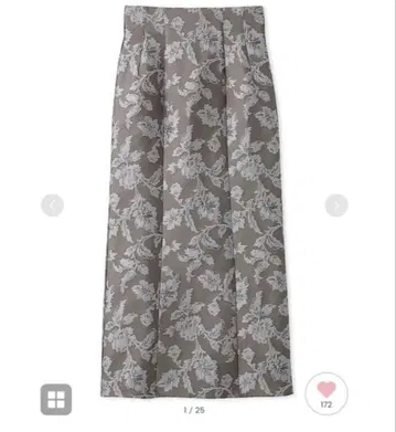 자카드 내로우 스커트 snidel