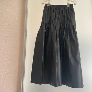 니코앤드 - 블랙 플레어 스커트 F 사이즈