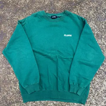 XLARGE 그린 맨투맨 L 사이즈